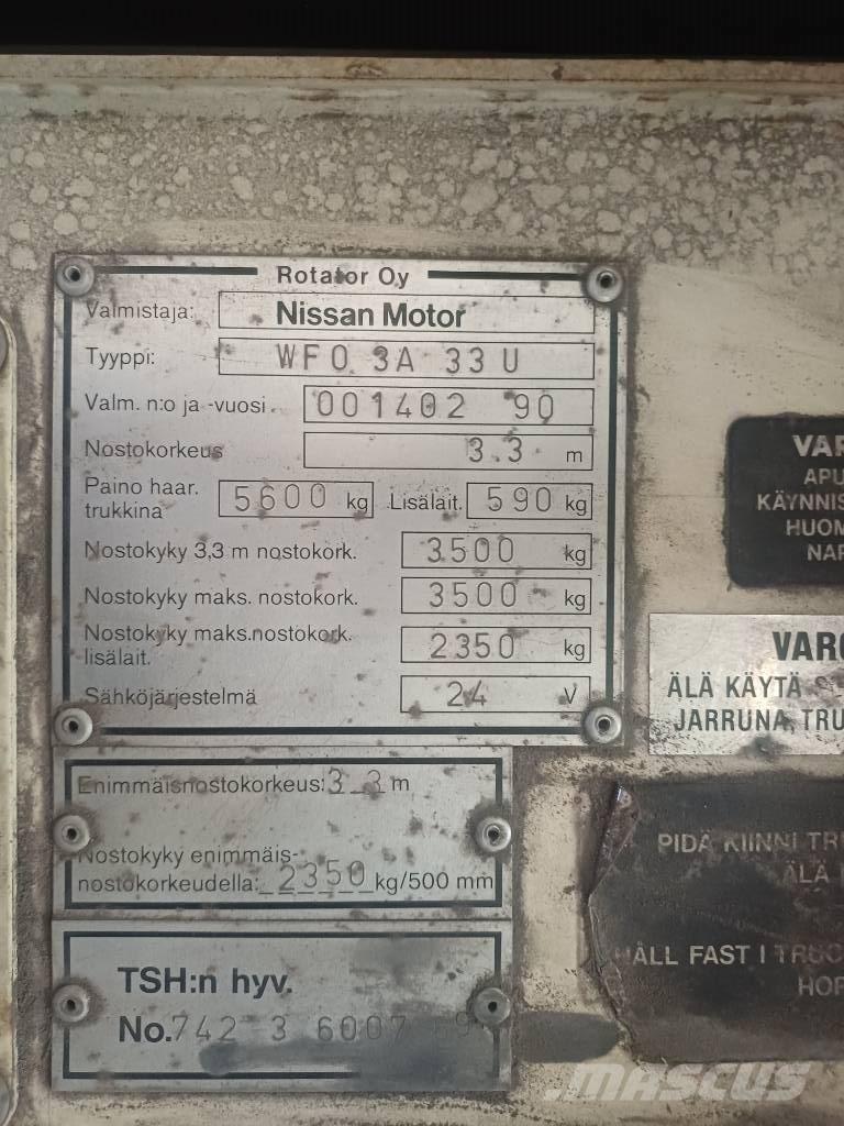 Nissan 33 U Dizelski viličari