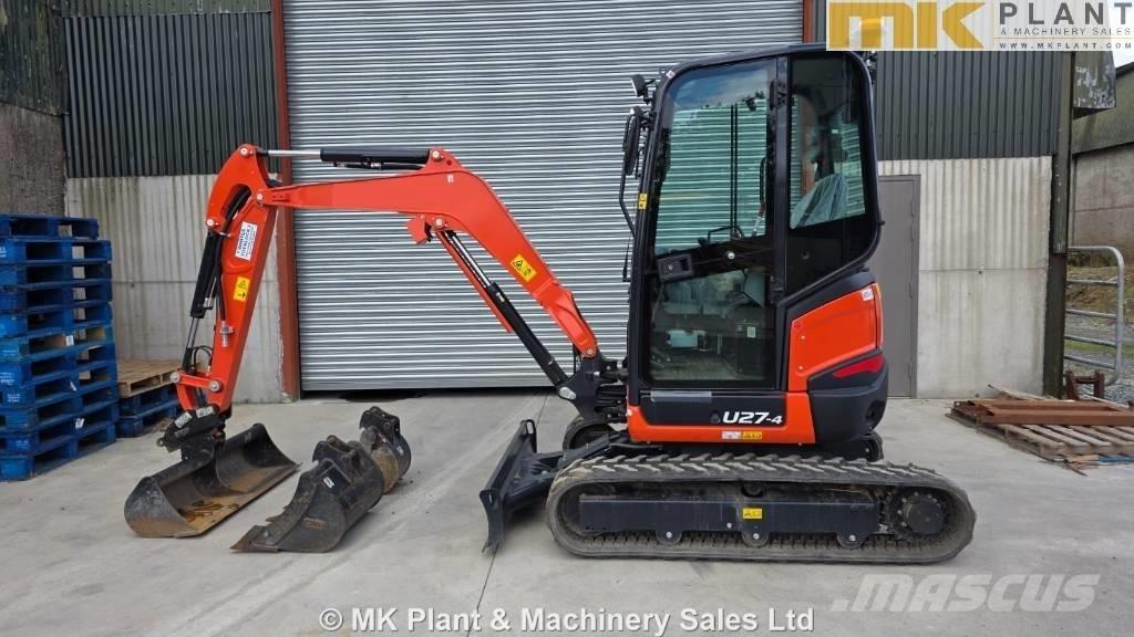 Kubota U 27-4 Mini bageri <7t