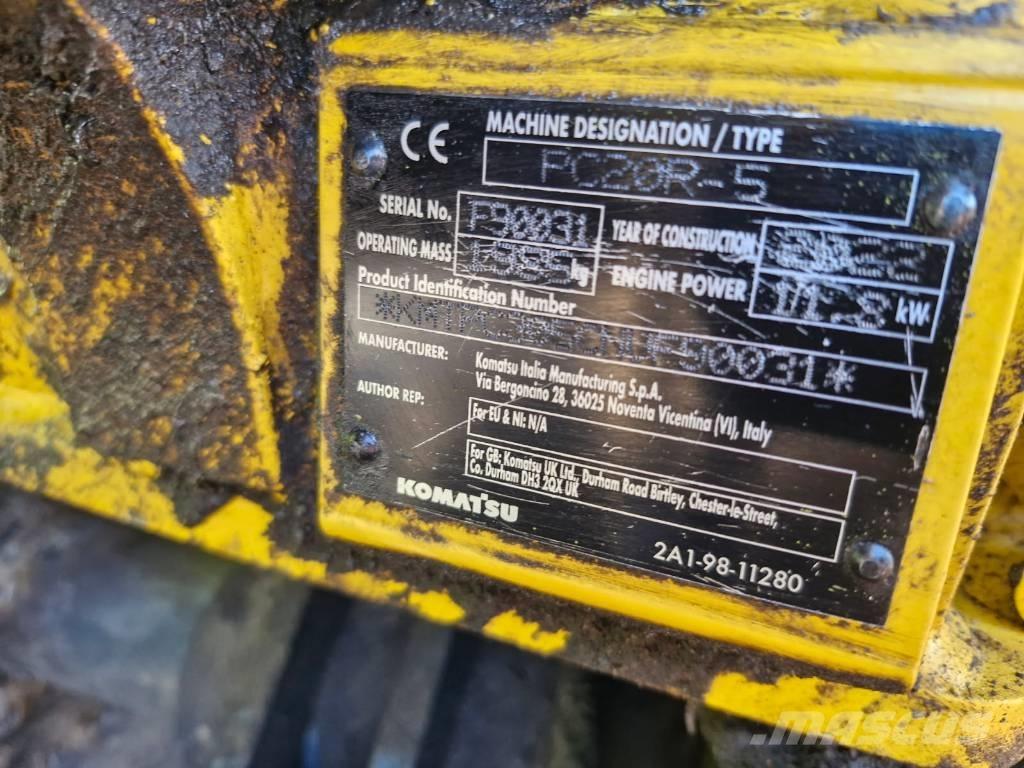 Komatsu PC 20 R-5 Mini bageri <7t
