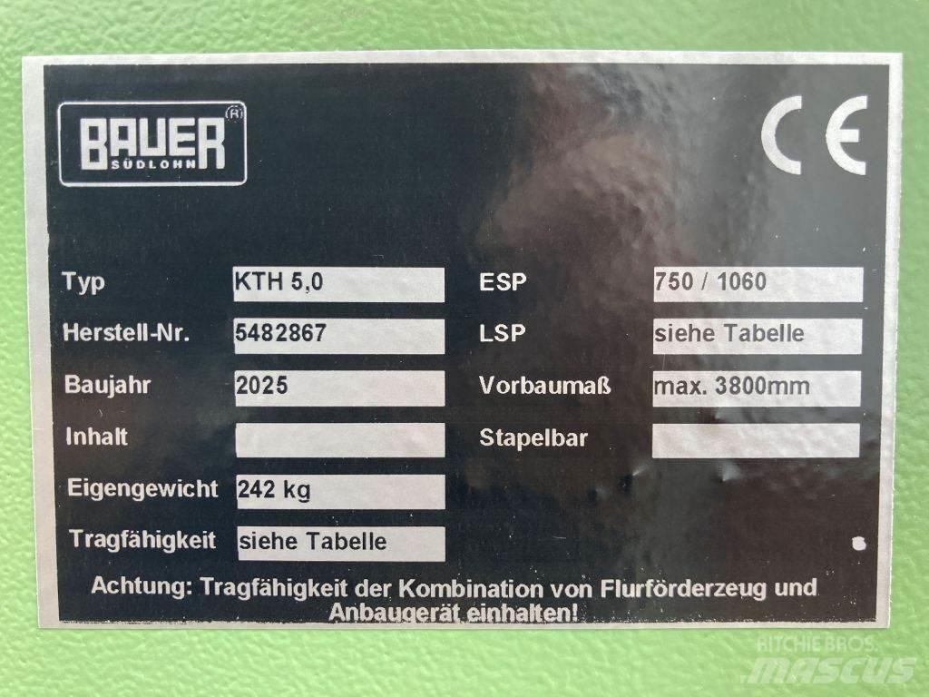 Bauer KTH 5,0 Rukovanje materijalom – ostalo