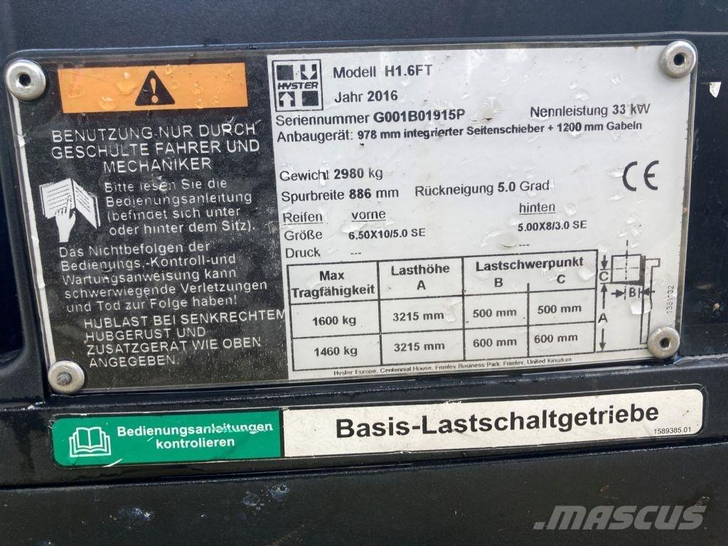 Hyster H 1.6 FT Plinski viličari