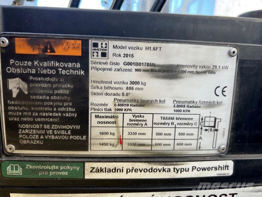 Hyster H 1.6 FT Dizelski viličari