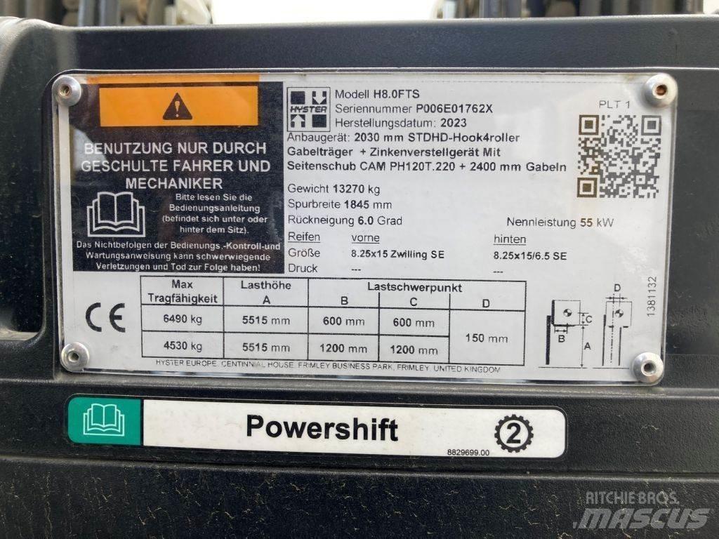 Hyster H 8.0 FTS Dizelski viličari