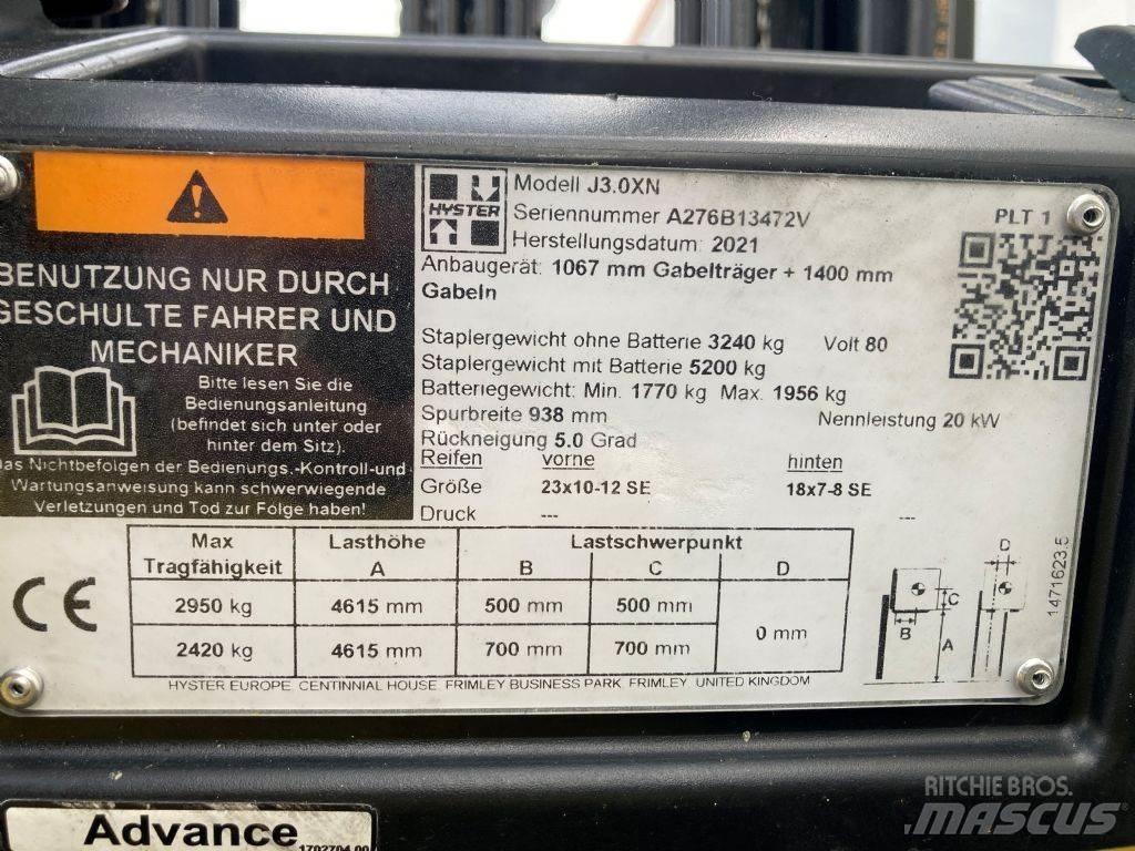 Hyster J 3.0 XN Električni viličari