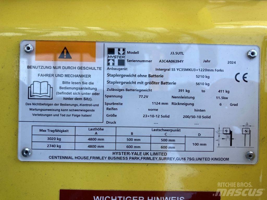 Hyster J 3.5 UTL Električni viličari