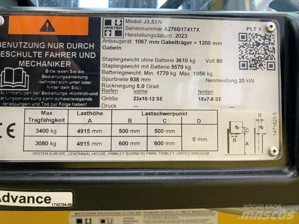 Hyster J 3.5 XN Električni viličari