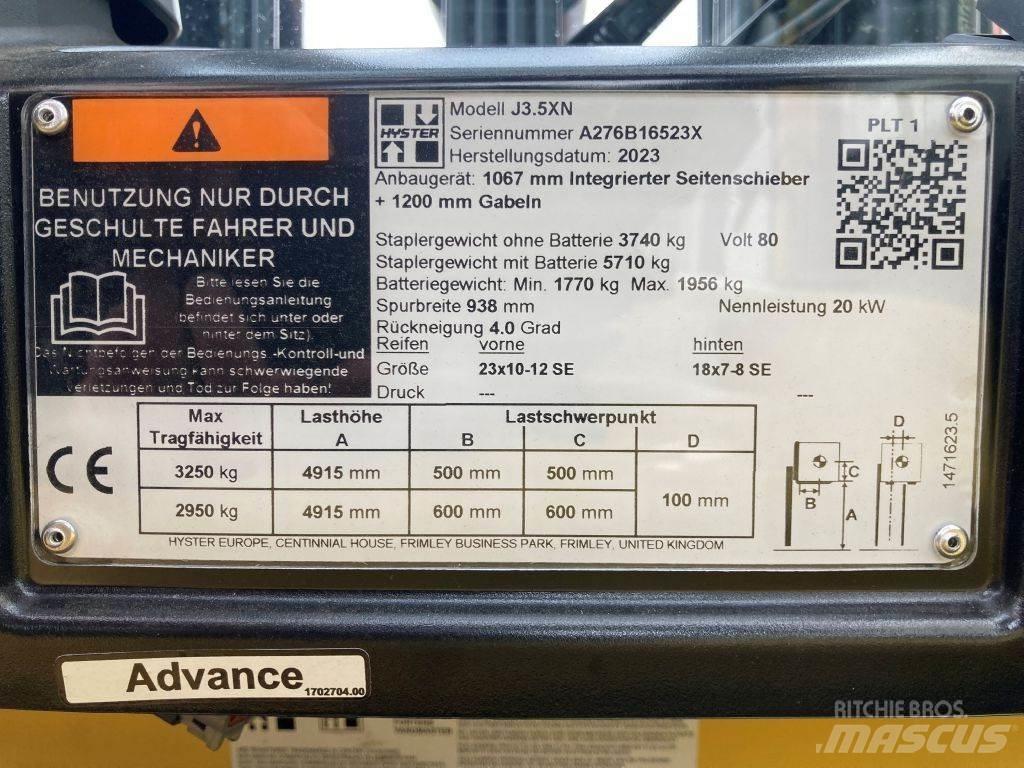 Hyster J 3.5 XN Električni viličari