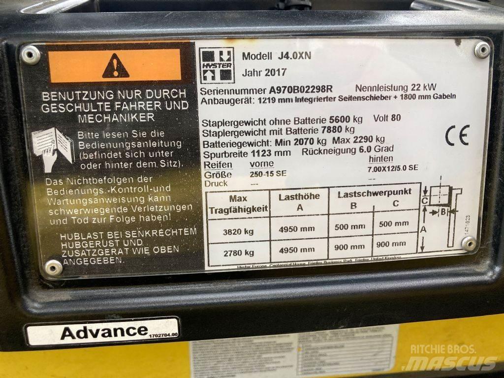 Hyster J 4.0 XN Električni viličari