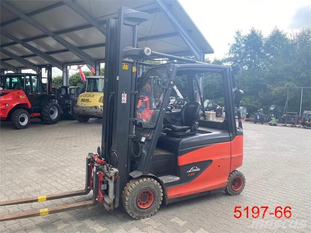 Linde E 25 HL - 01 600 Električni viličari