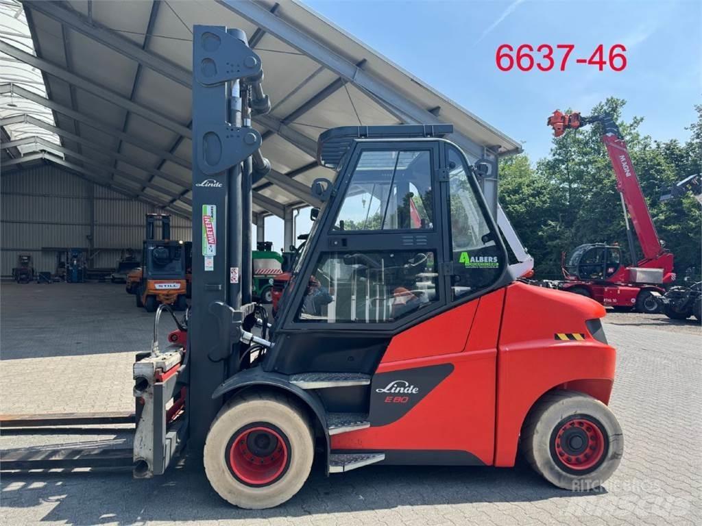 Linde E 80 - 01 / 900 Električni viličari
