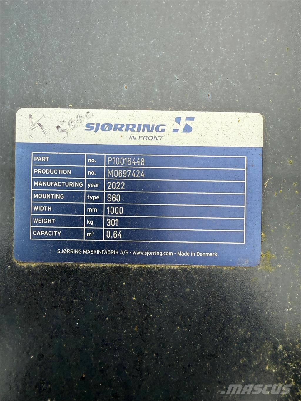  1000mm Kašike / Korpe