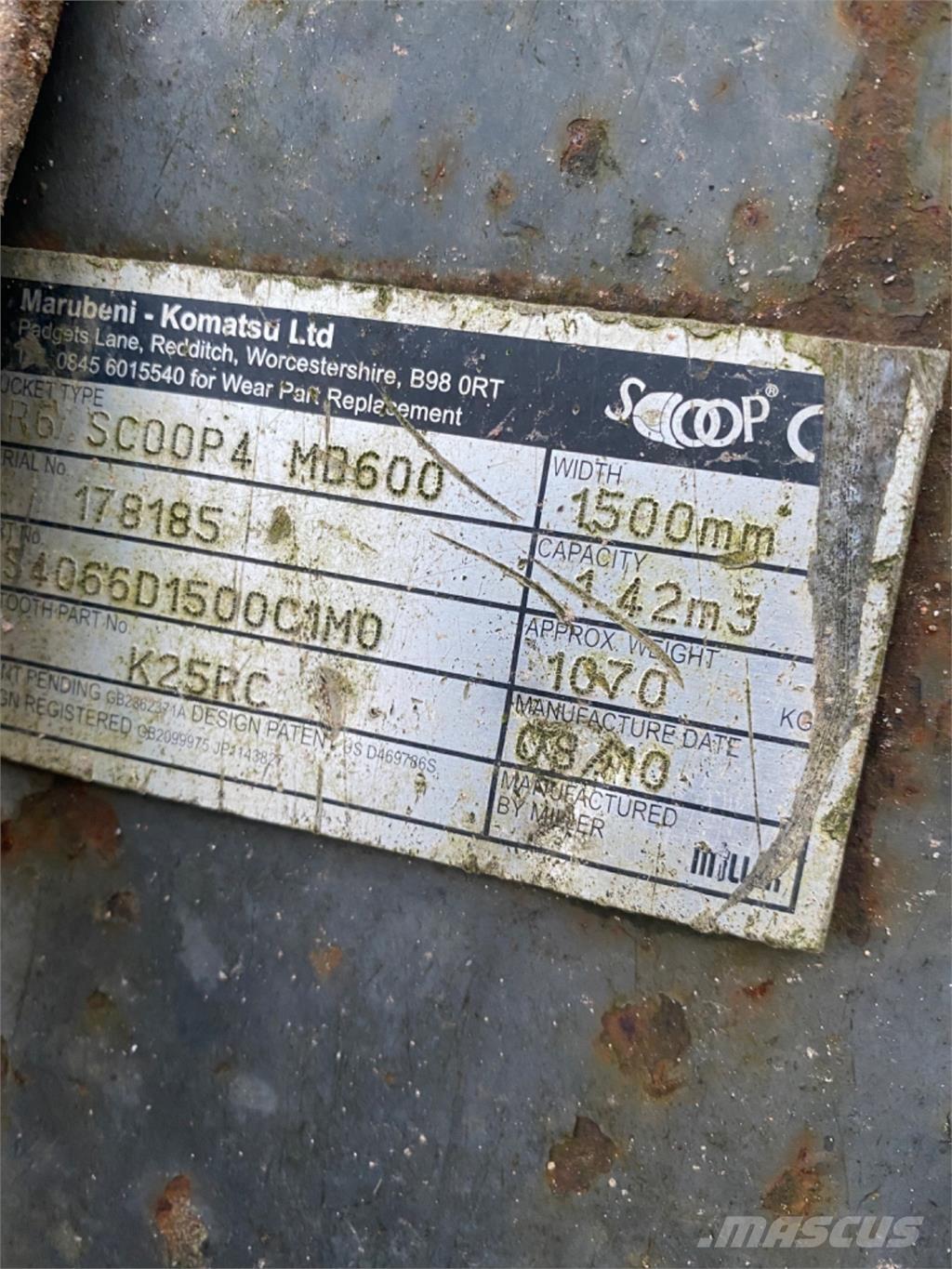  1500mm Kašike / Korpe