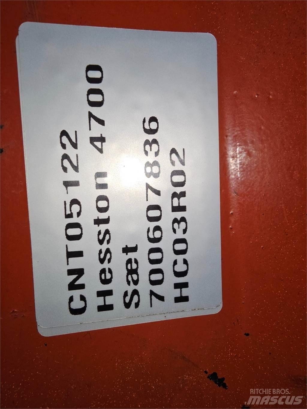 Hesston 4700 Ostala oprema za žetvu stočne hrane