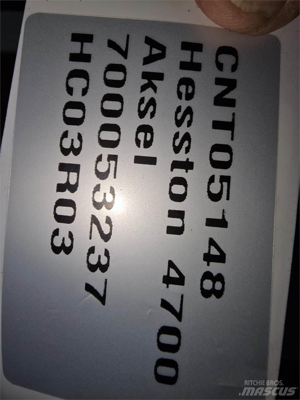 Hesston 4700 Ostala oprema za žetvu stočne hrane