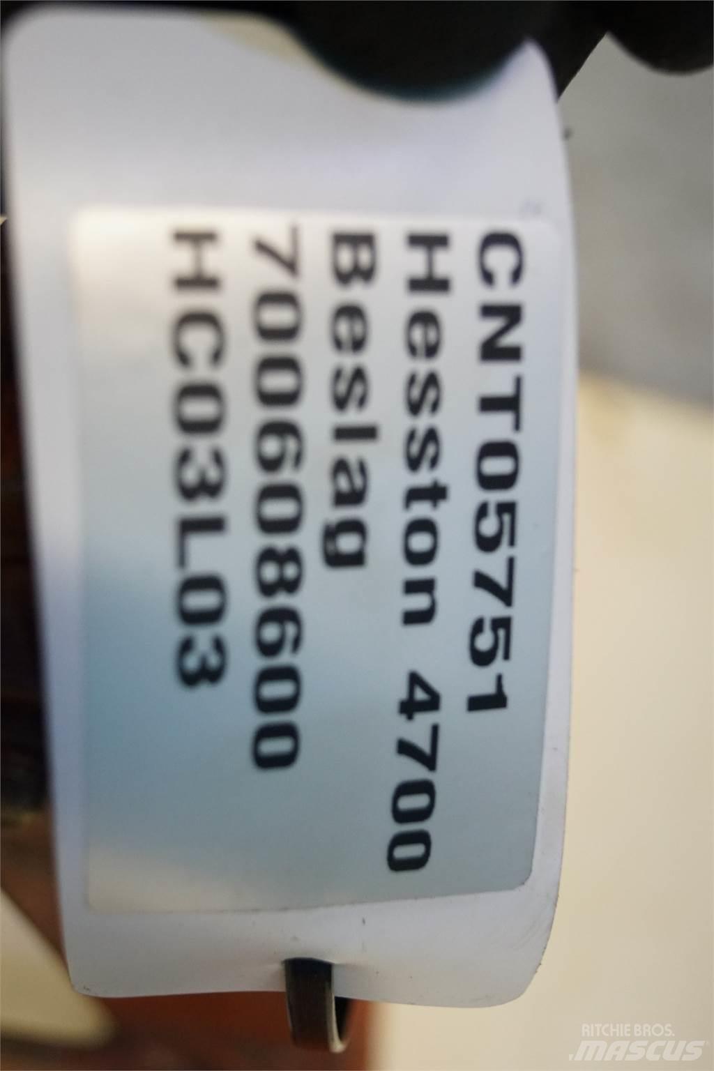 Hesston 4700 Ostala oprema za žetvu stočne hrane
