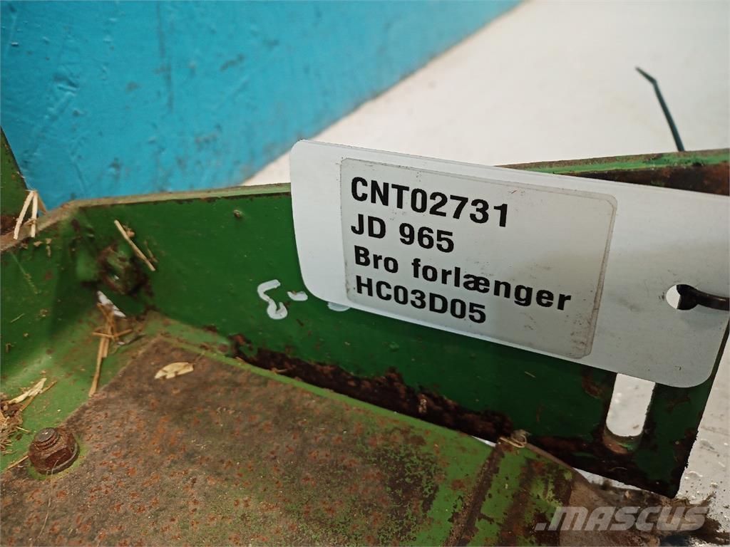 John Deere 965 Dodatna oprema za kombajne
