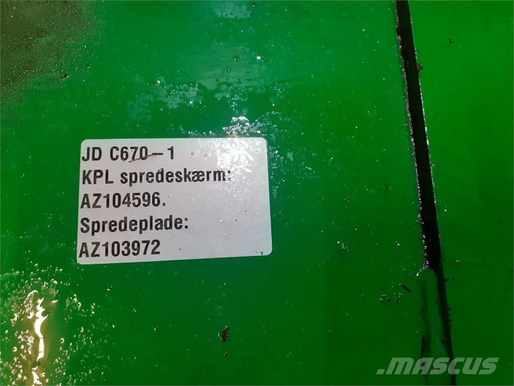 John Deere C670 Dodatna oprema za kombajne