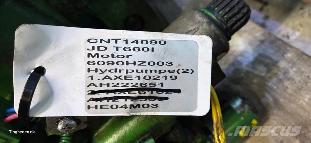 John Deere T660 Hidraulika