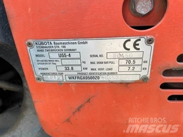 Kubota U55-4 Bageri gusjeničari