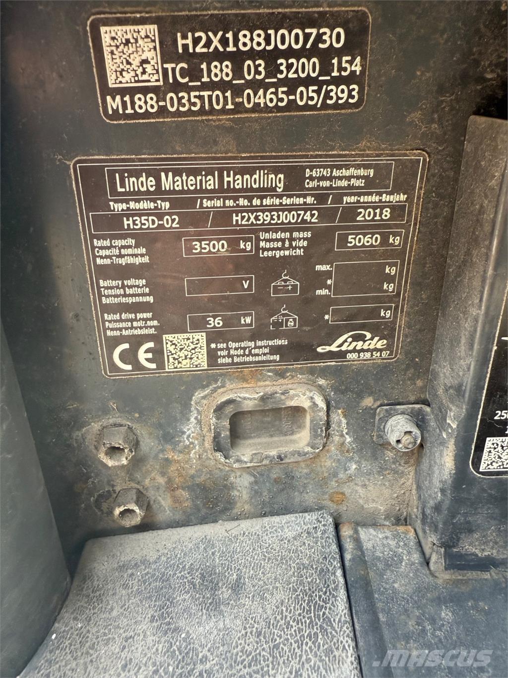 Linde H35D Dizelski viličari
