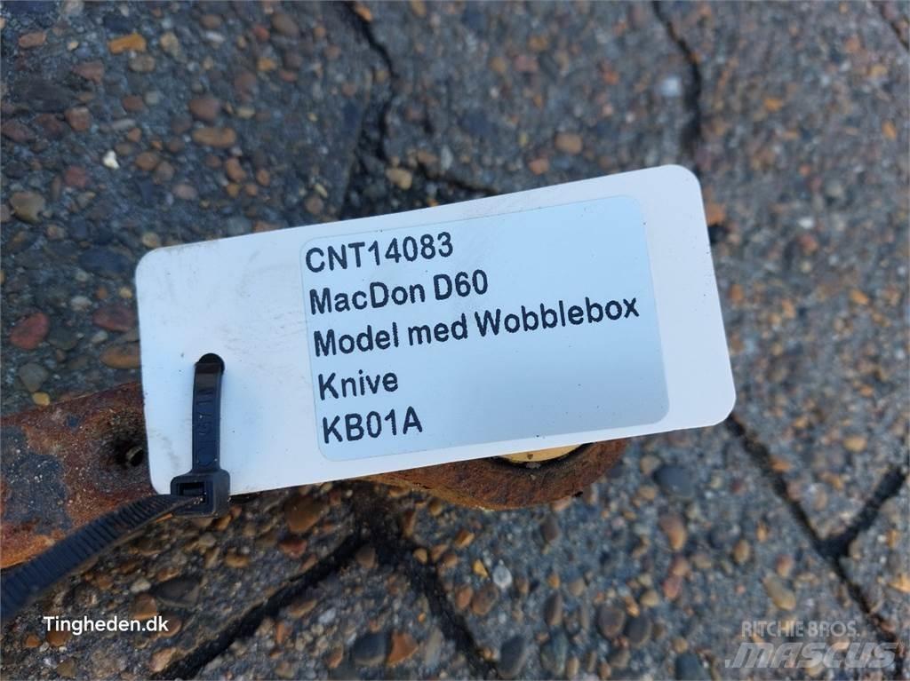 MacDon D60 Dodatna oprema za kombajne