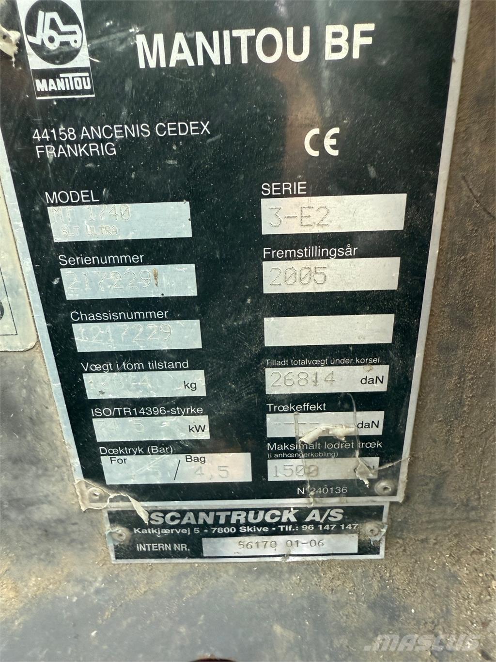 Manitou MT1740 Teleskopski viličari