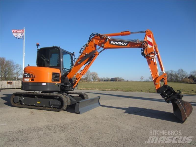 Doosan DX63-3 Mini bageri <7t
