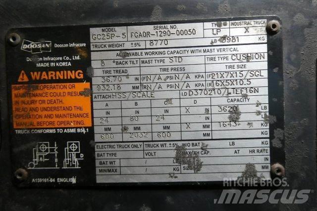 Doosan GC25P-5 Viličari - ostalo