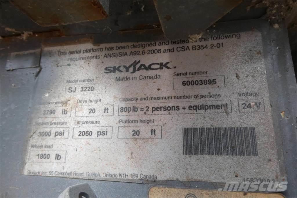 SkyJack SJ3220 Građevinarstvo – ostalo