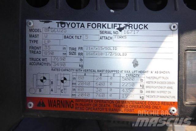 Toyota 8FGCU25 Viličari - ostalo