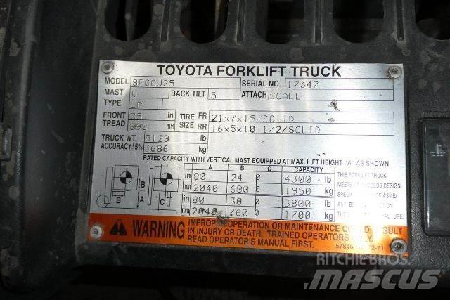 Toyota 8FGCU25 Viličari - ostalo