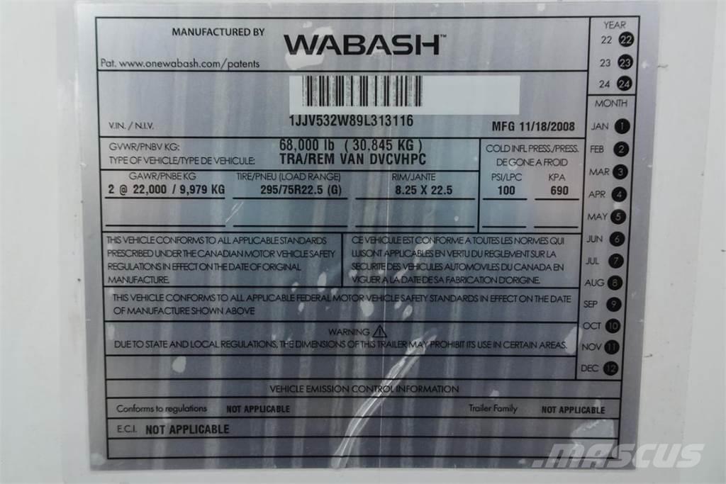 Wabash DVCVHPC Sanduk prikolice