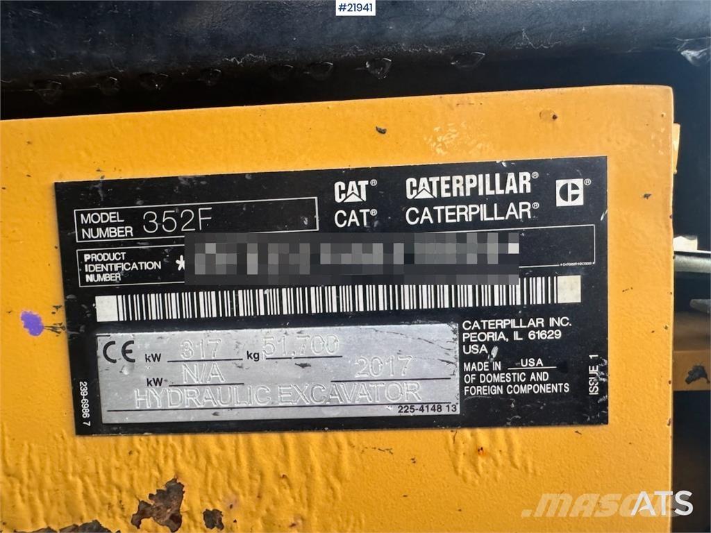 CAT 352F Bageri gusjeničari