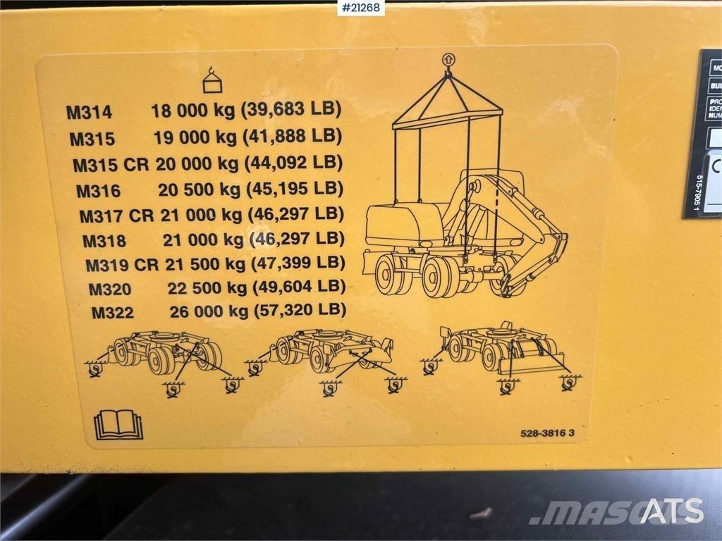 CAT M315 Bageri na kotačima