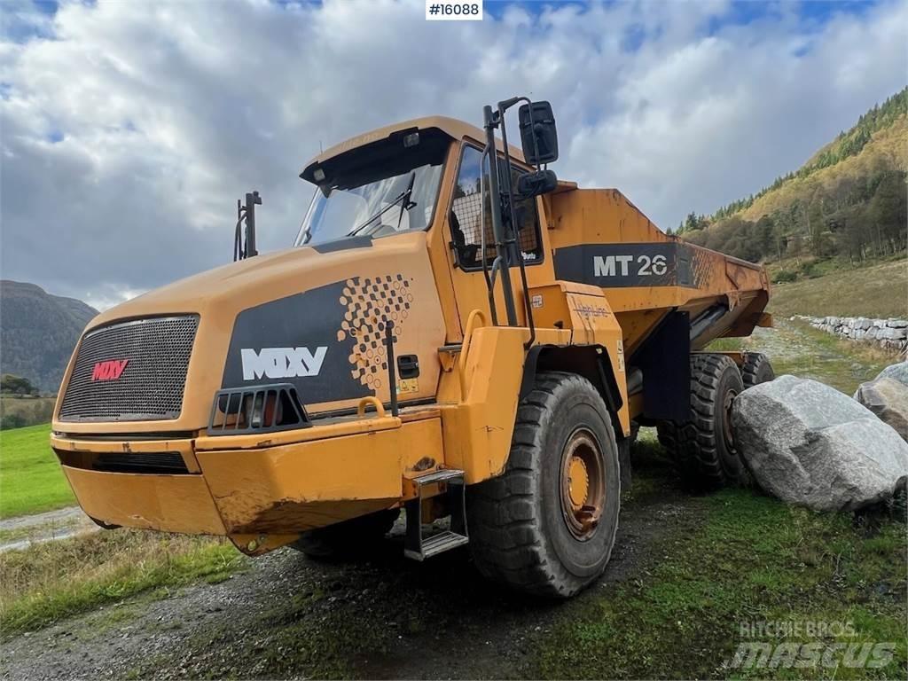 Moxy MT26 dumper. Demperi za gradilišta
