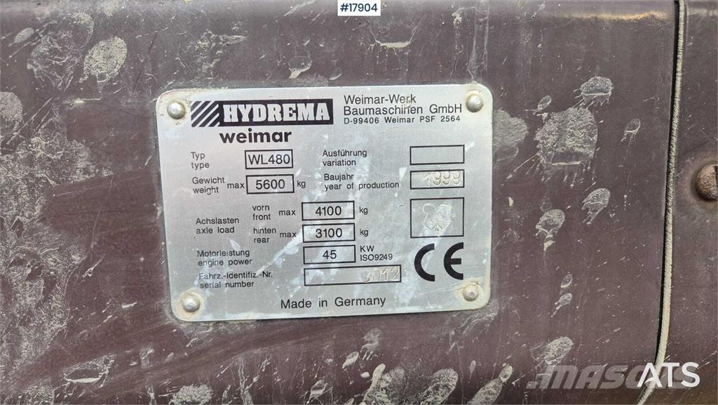 Hydrema WL 480 Utovarivači na kotačima