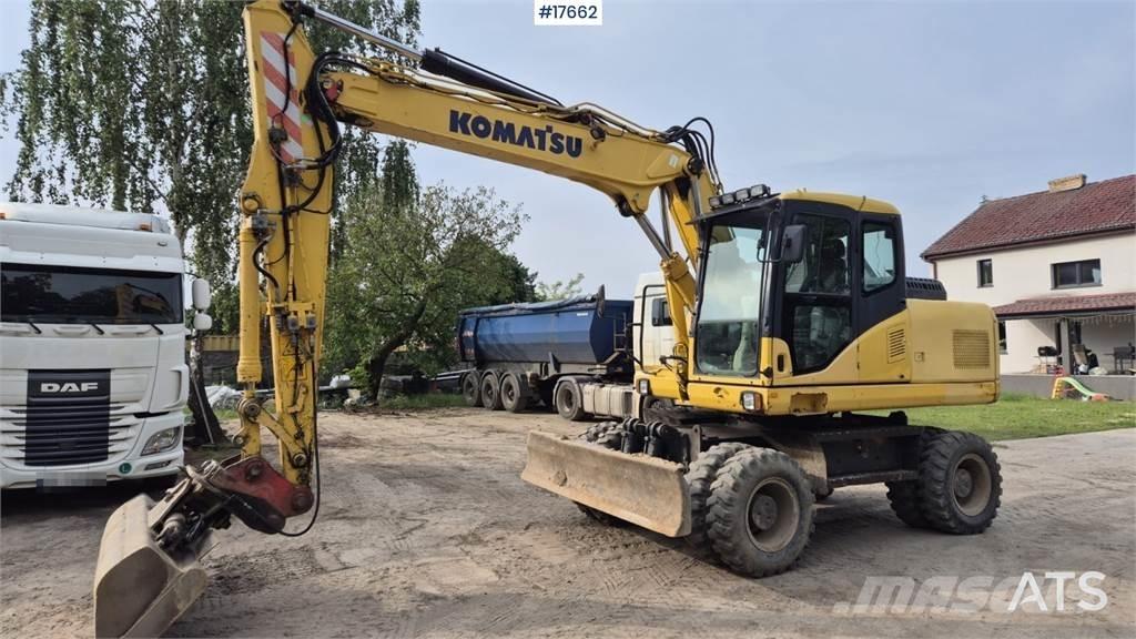 Komatsu PW 160 Bageri na kotačima