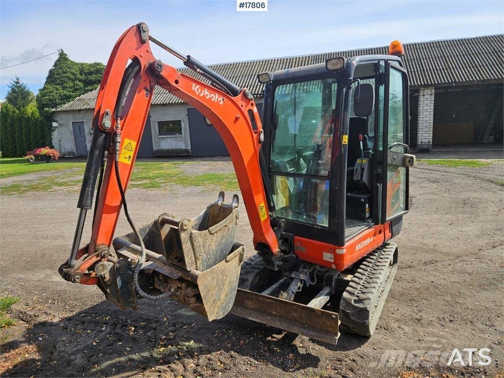 Kubota KX019-4 Mini bageri <7t