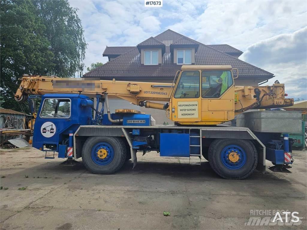 Liebherr LTM 1025 Rabljene dizalice za težak teren