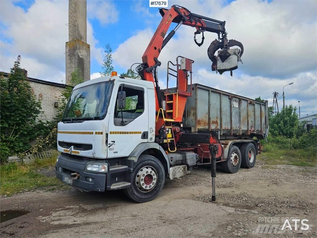 Renault Premium 340 Rol kiper kamioni s kukama za dizanje