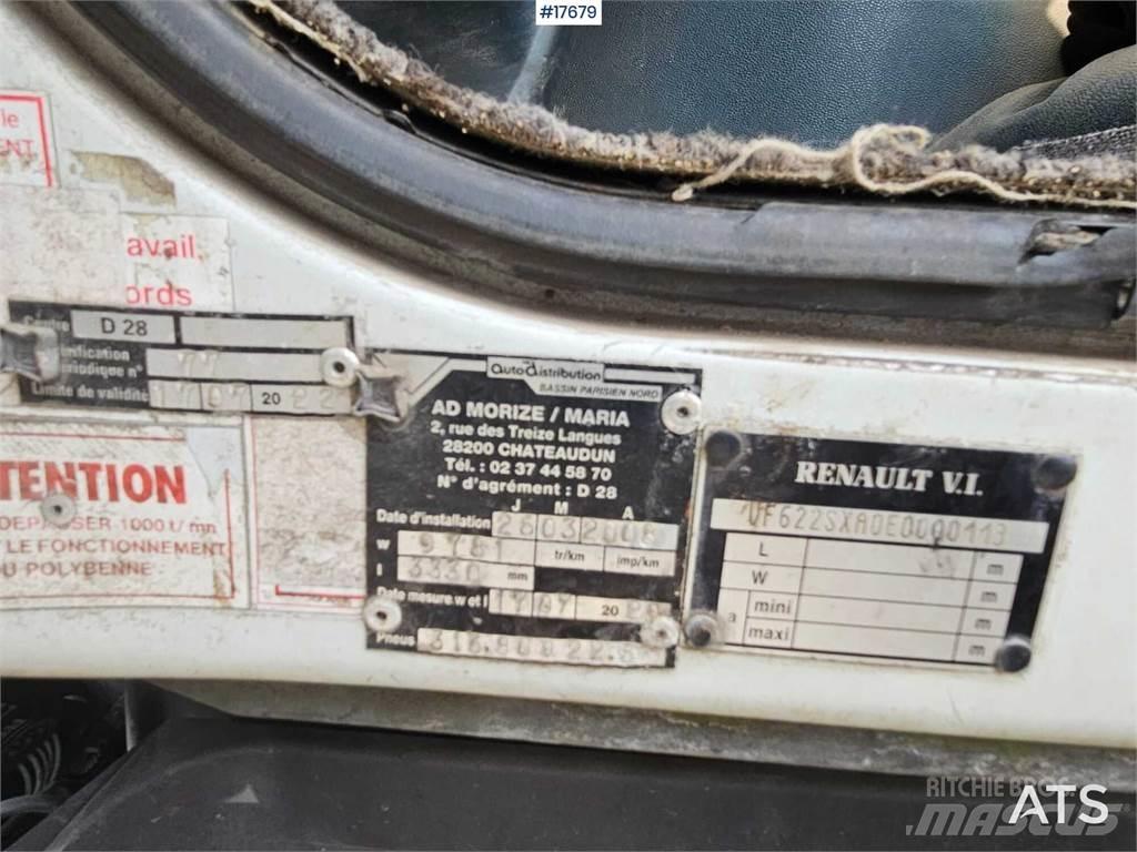 Renault Premium 340 Rol kiper kamioni s kukama za dizanje