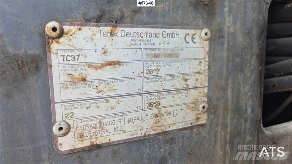 Terex TC 37 Mini bageri <7t