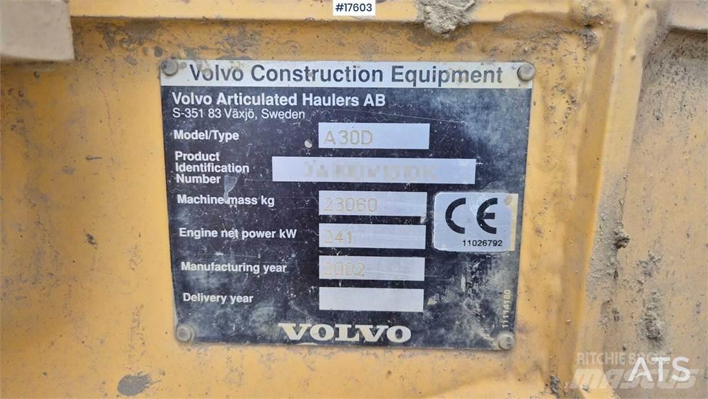 Volvo A30D Zglobni demperi