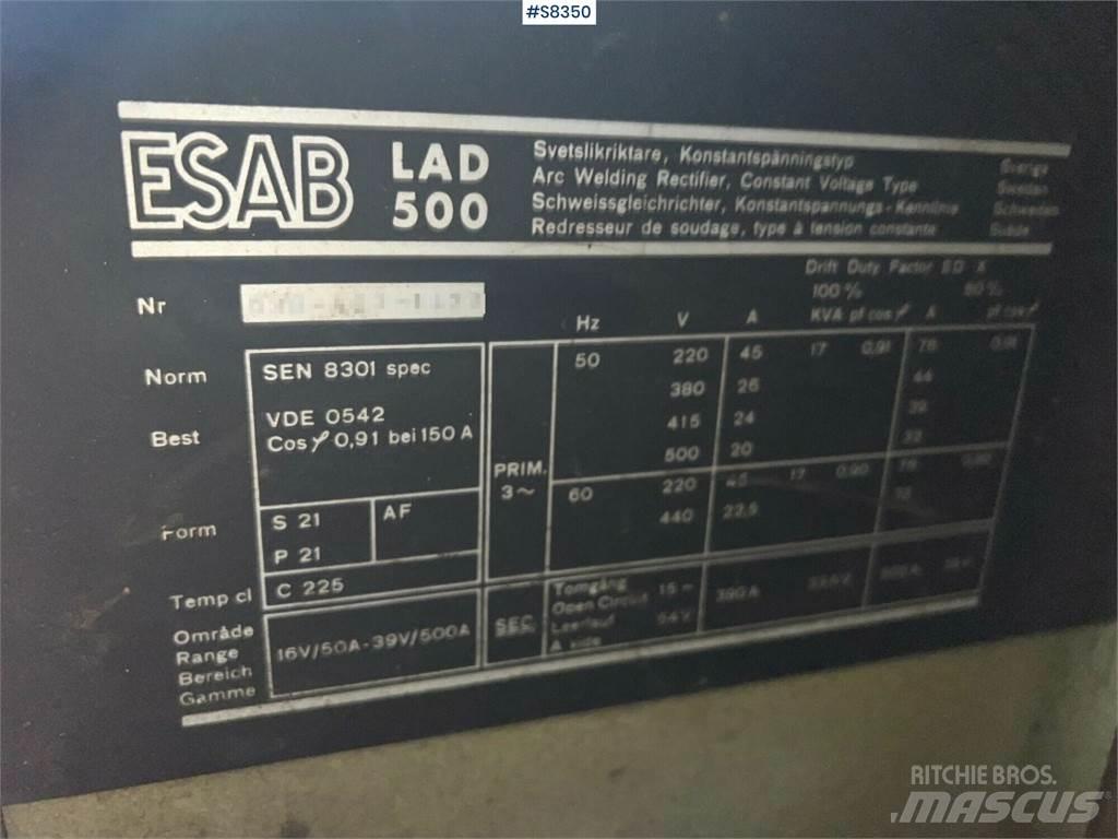 Esab LAD500 Ostalo