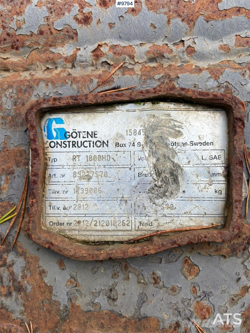 Götene RT 1800HD Kašike / Korpe