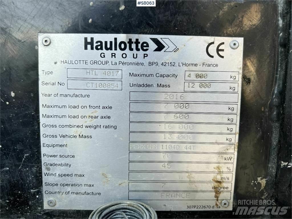 Haulotte HTL4017 Teleskopski viličari