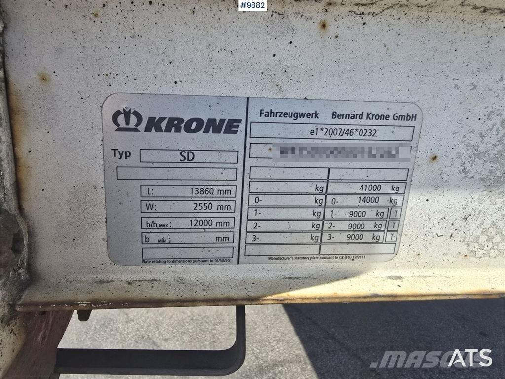 Krone trailer Poluprikolice sa ceradom