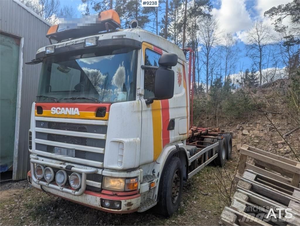 Scania R164GB6X2NZ580 Rol kiper kamioni s kukama za dizanje