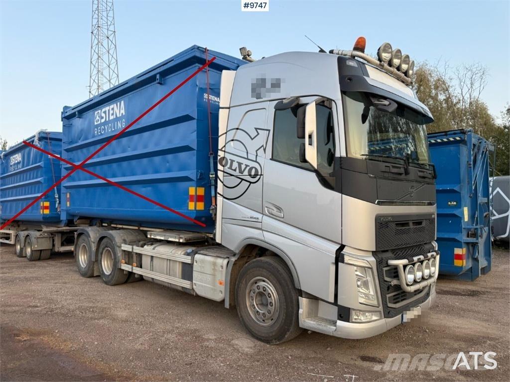Volvo FH 540 6x2 Rol kiper kamioni s kukama za dizanje