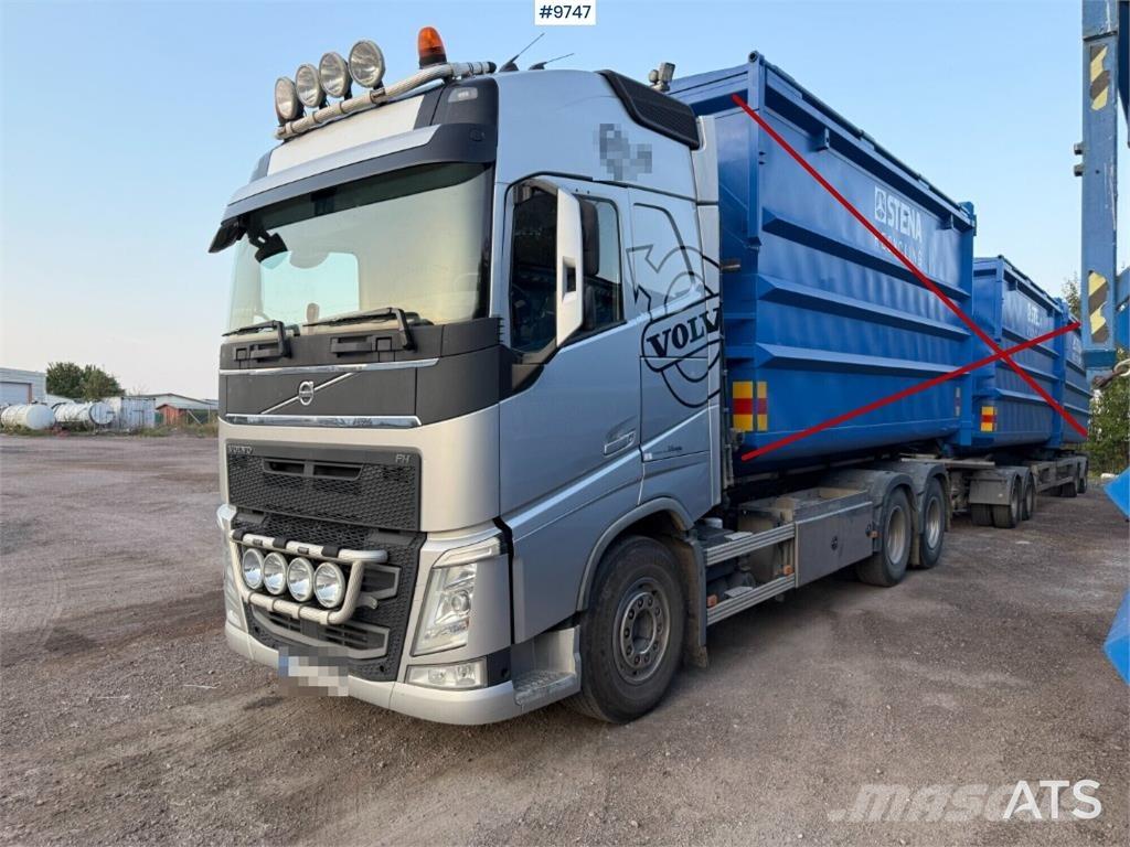 Volvo FH 540 6x2 Rol kiper kamioni s kukama za dizanje